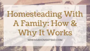 Homesteading with a family