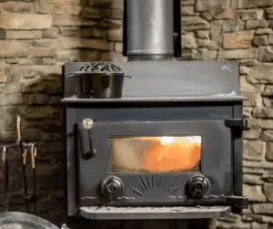wood burning stove
